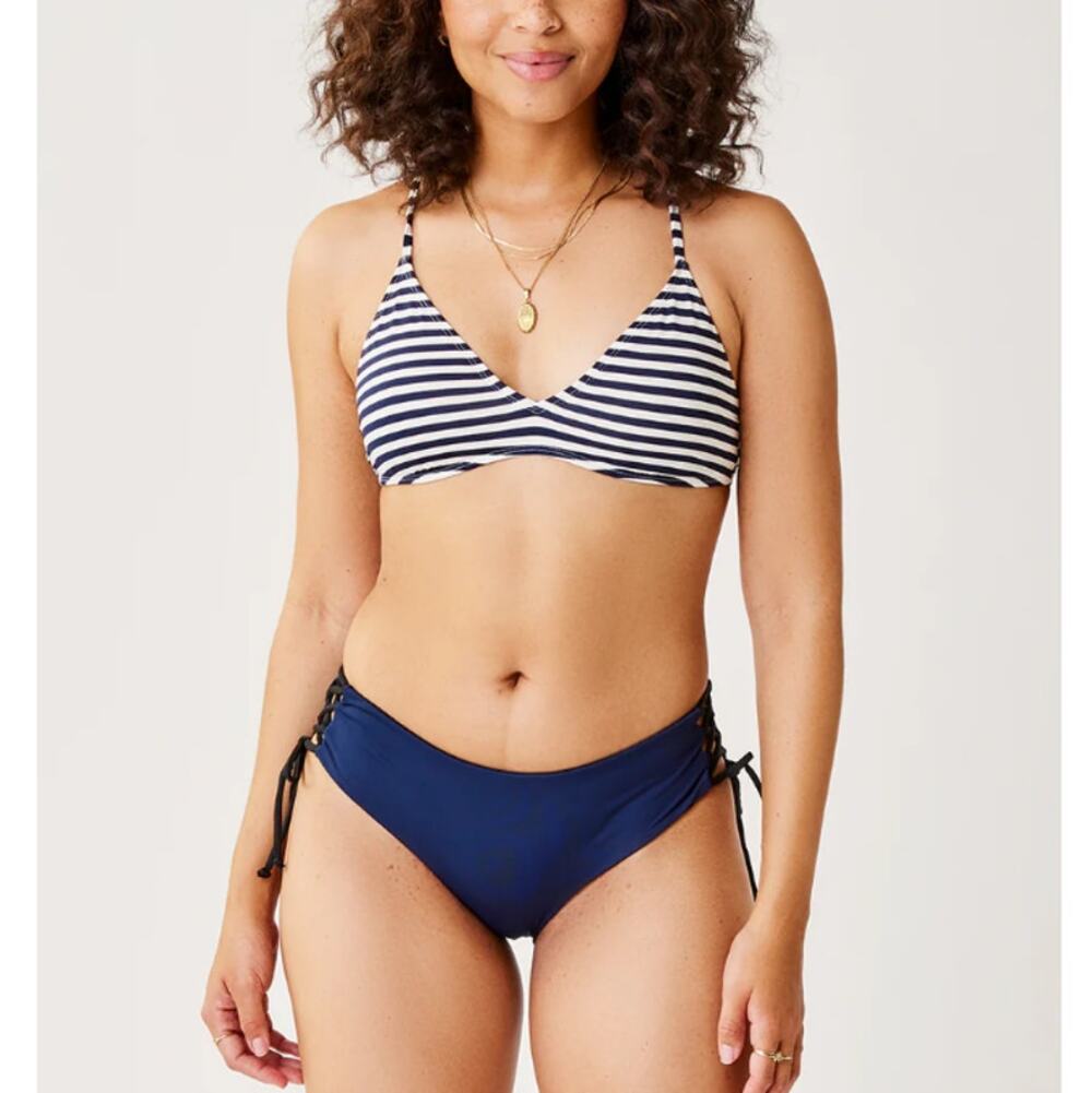 Carve Design Women's Black Navy Mustique Reversible Bottom Panties Size XL